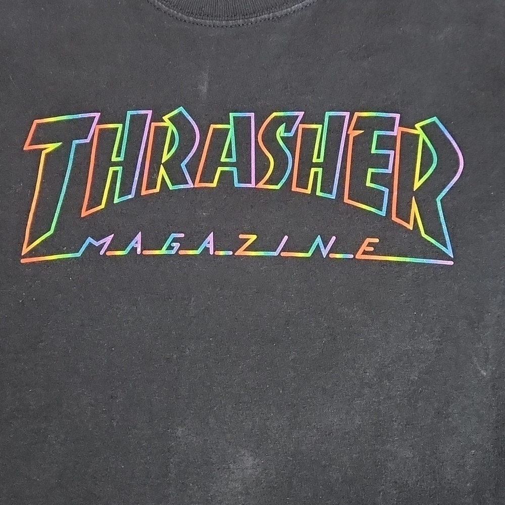 Thrasher Magazine Spectrum Black Tshirt - Picture 2 of 4
